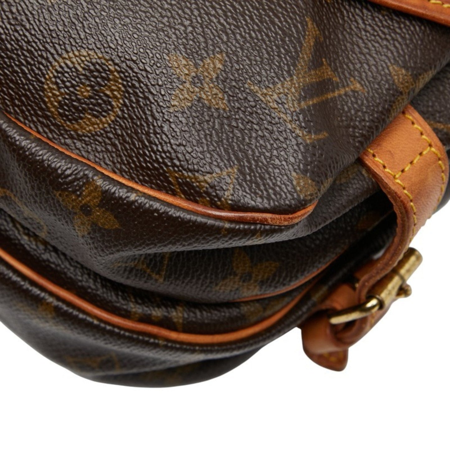 Louis Vuitton Brown Pvc Leather Shoulder Bag (Pre-Owned)