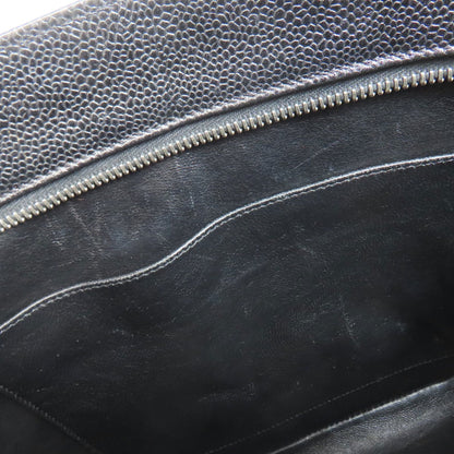 Chanel Black Leather Tote Bag (Pre-Owned)