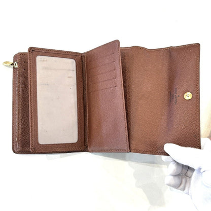 Louis Vuitton Brown Monogram Wallet (Tri-Fold) (Pre-Owned)
