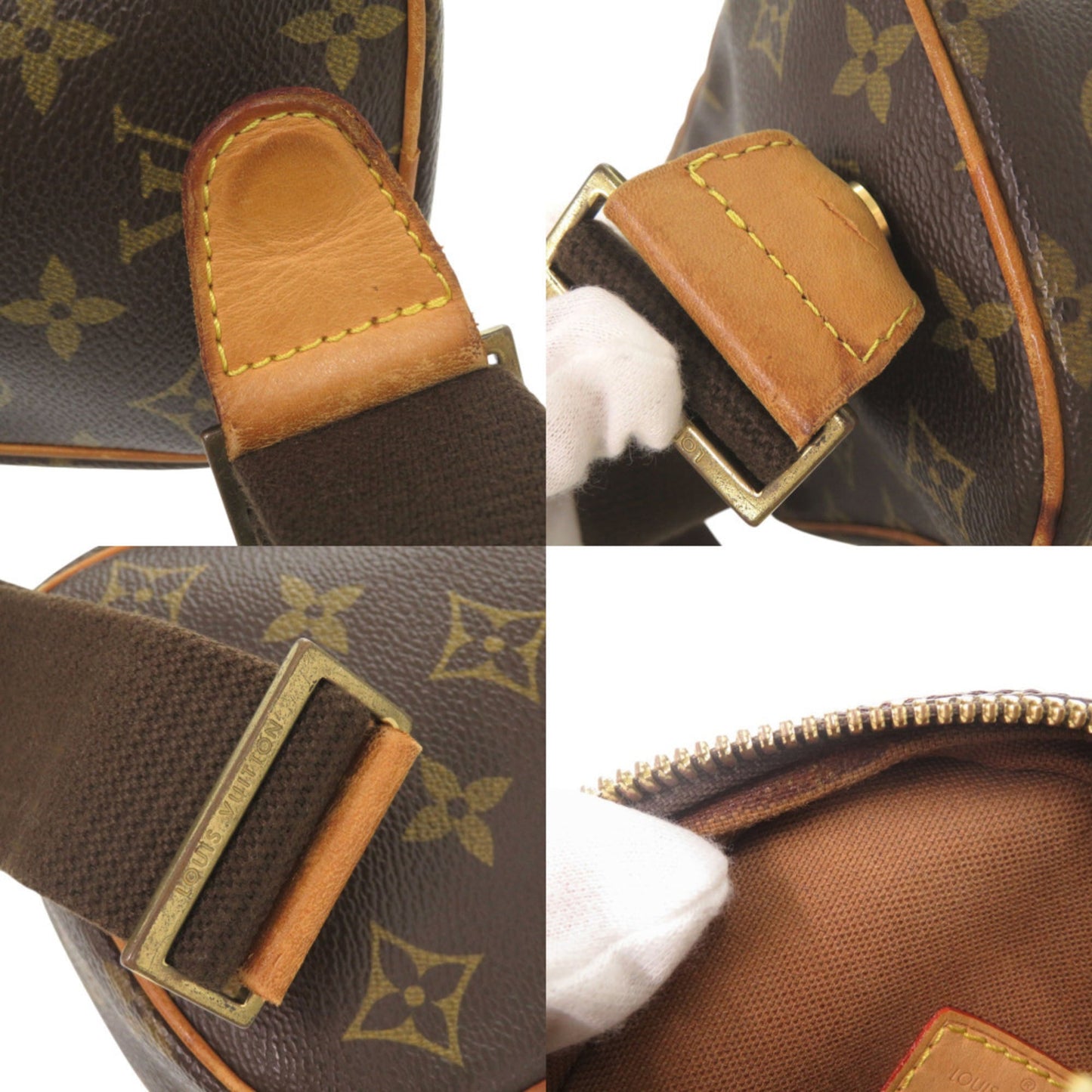Louis Vuitton Brown Monogram Pochette Sling Bag (Pre-Owned)