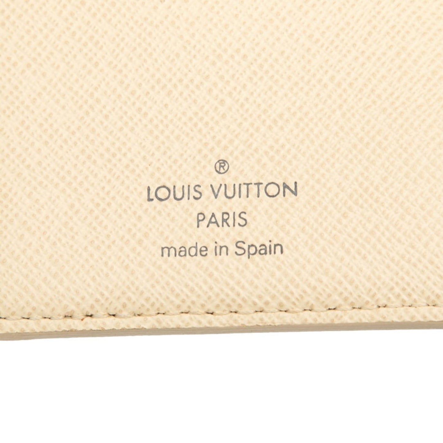 Louis Vuitton White Pvc Leather Wallet (Bi-Fold) (Pre-Owned)