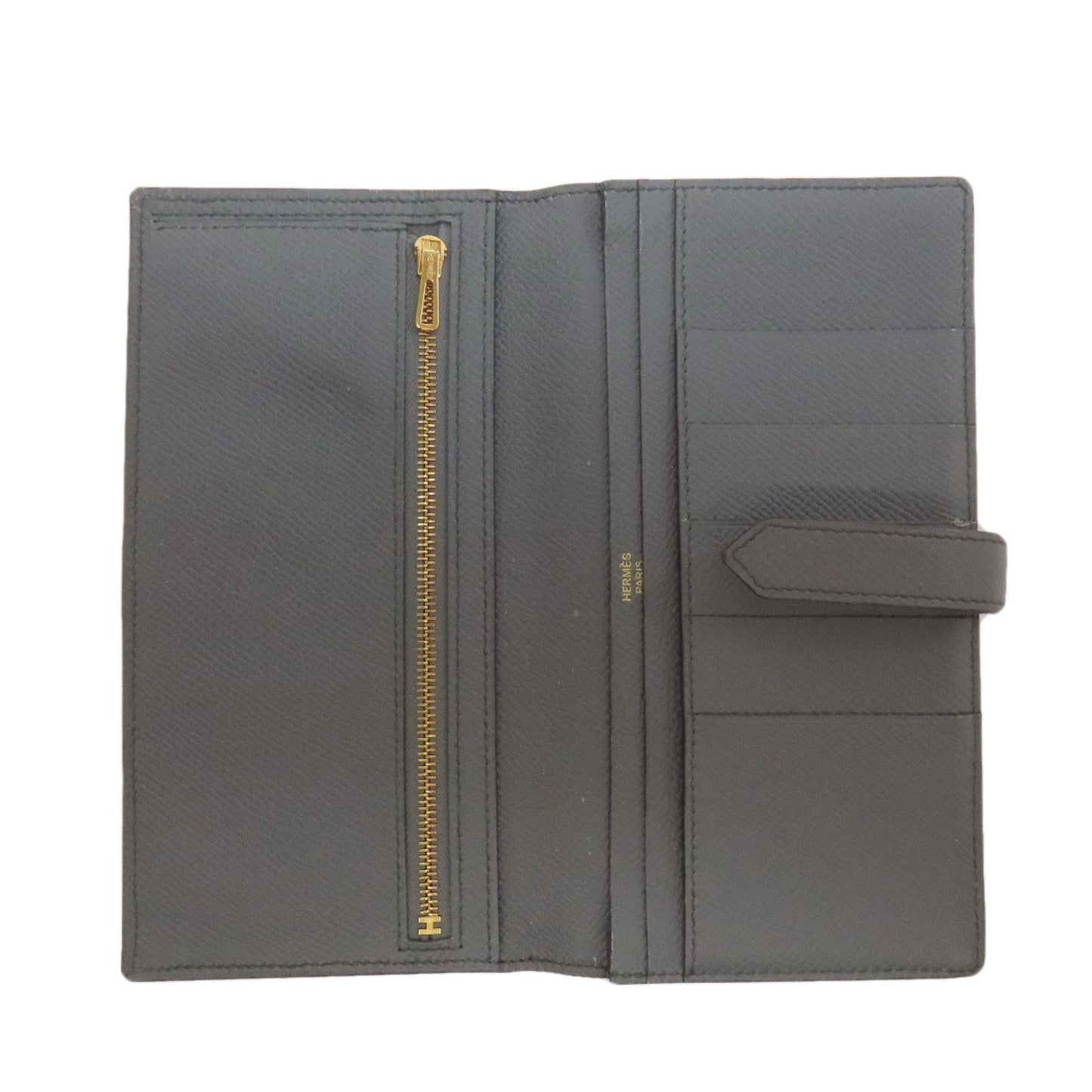 Hermes Gray Epsom Leather Wallet (Bi-Fold) (Pre-Owned)
