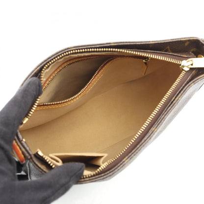 Louis Vuitton Brown Pvc Leather Shoulder Bag (Pre-Owned)