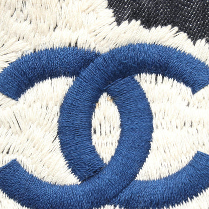 Chanel Multi-Color Navy Denim Tote Bag (Pre-Owned)