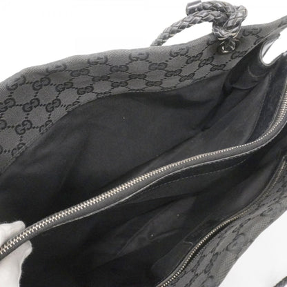 Gucci Black Canvas Tote Bag (Pre-Owned)