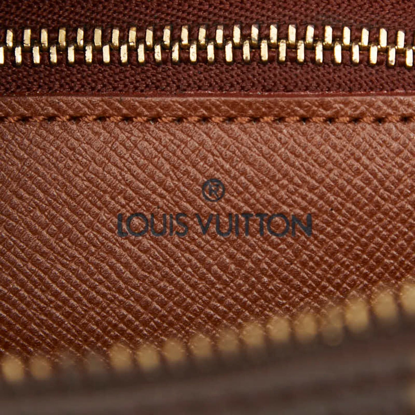 Louis Vuitton Brown Pvc Leather Shoulder Bag (Pre-Owned)