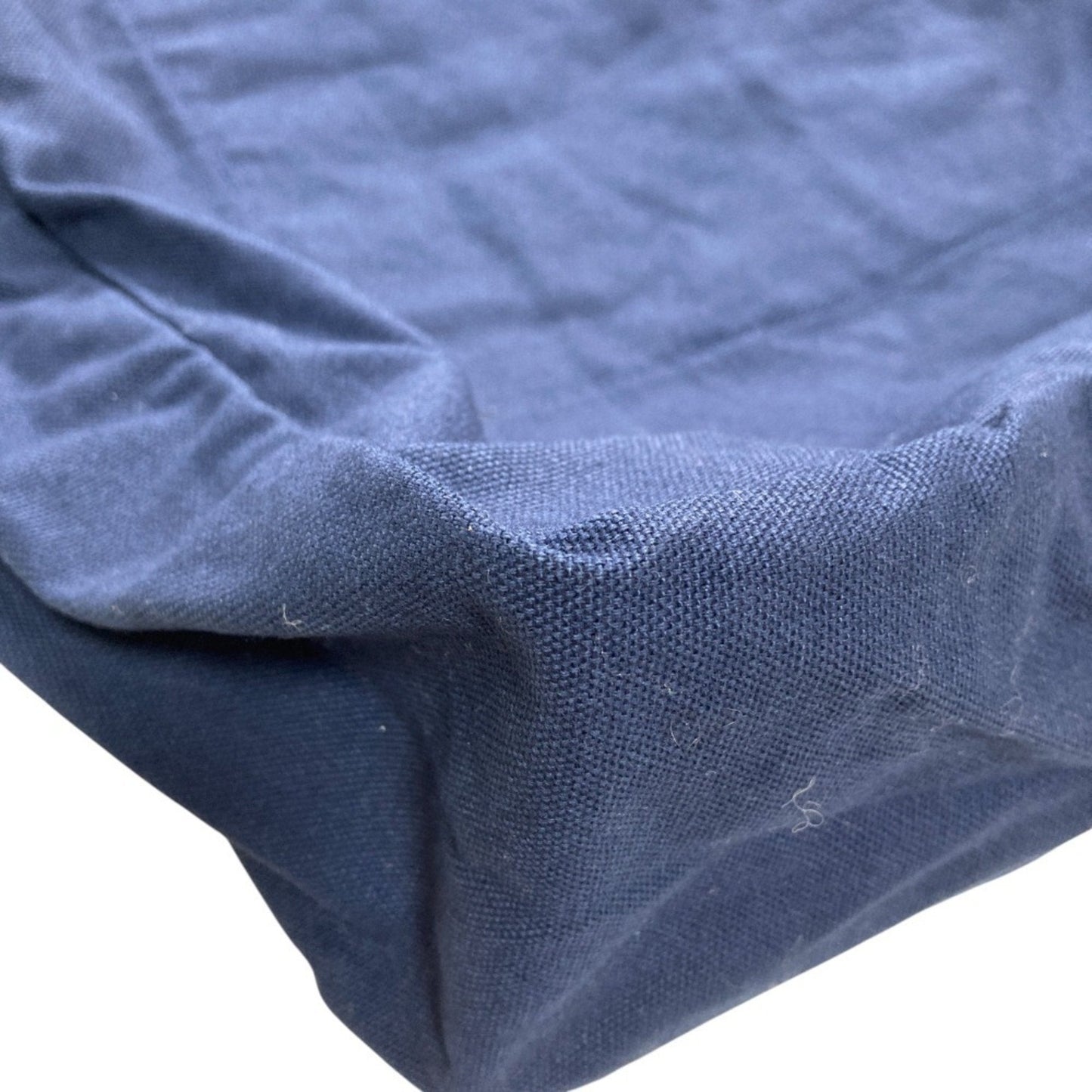 Ralph Lauren Navy Canvas Shoulder Bag Tote Bag (Pre-Owned)