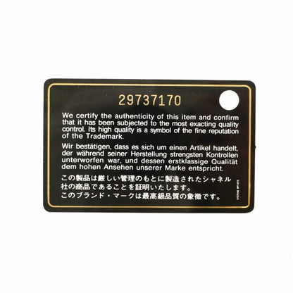 Chanel Black Grained Calfskin Chain/Shoulder Wallet (Pre-Owned)