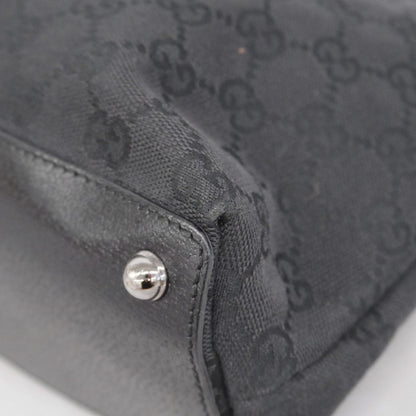 Gucci Black Canvas Tote Bag (Pre-Owned)
