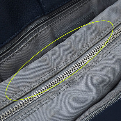 Chanel Blue Leather Tote Bag (Pre-Owned)