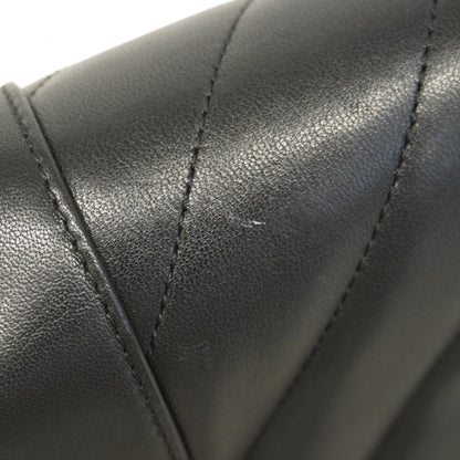 Chanel Black Leather Shoulder Bag (Pre-Owned)