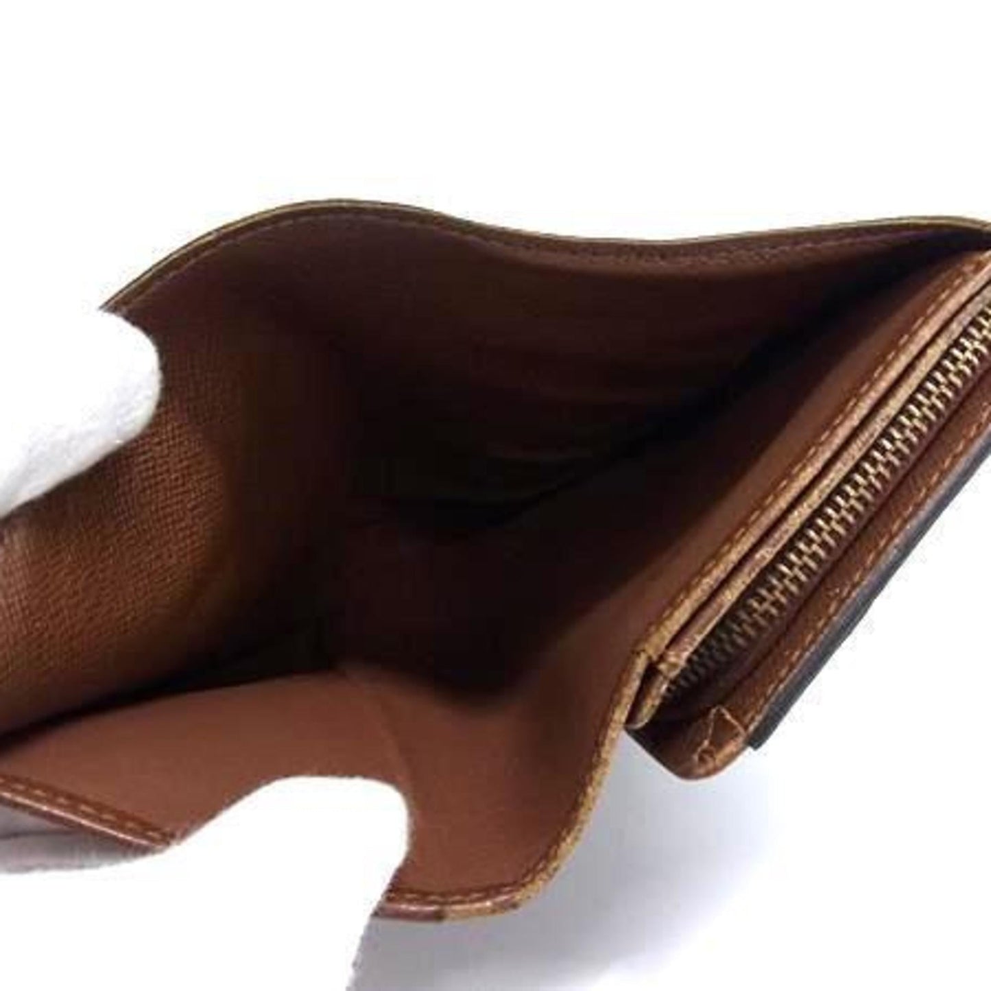 Louis Vuitton Brown Pvc Leather Wallet (Bi-Fold) (Pre-Owned)