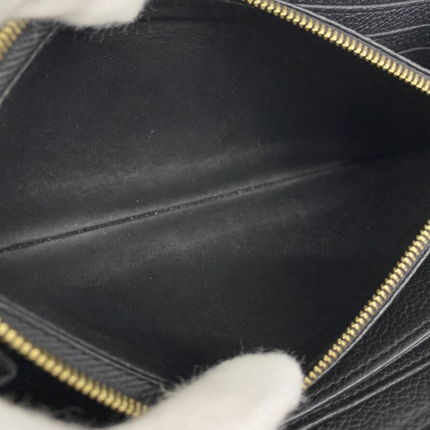 Louis Vuitton Noir Long Wallet (Bi-Fold) (Pre-Owned)