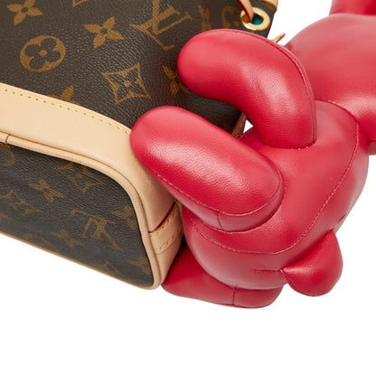 Louis Vuitton Brown Pink Pvc Leather Handbag Shoulder Bag (Pre-Owned)