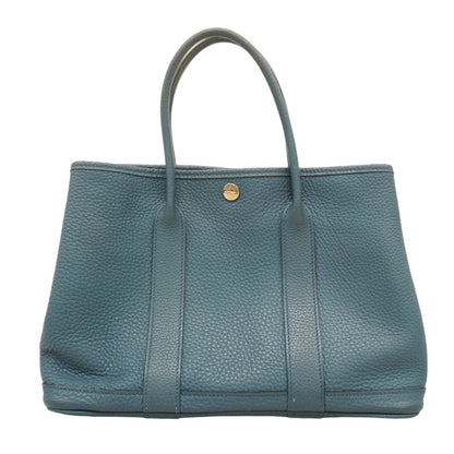 Hermes Blue Country Leather Tote Bag (Pre-Owned)