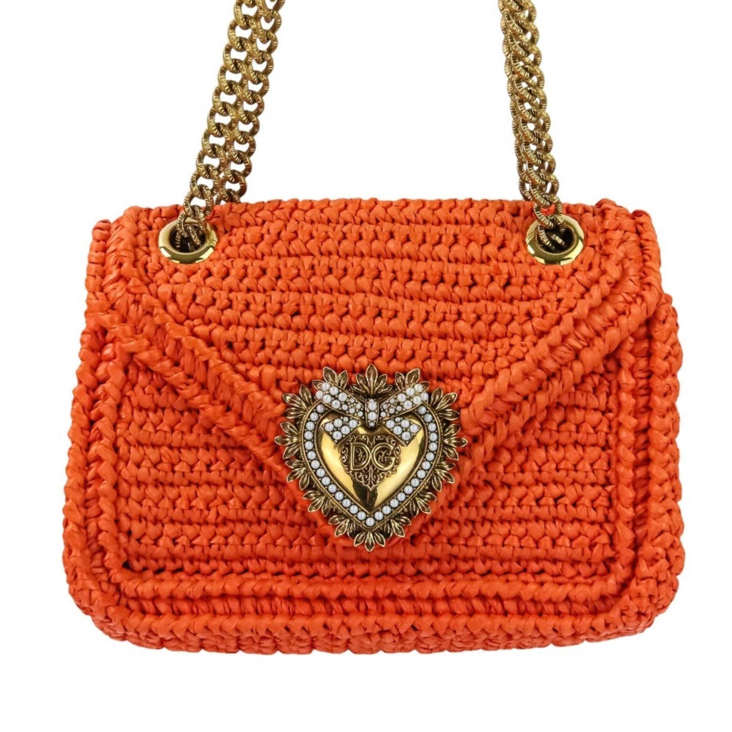 Dolce & Gabbana Orange Shoulder Bag (Pre-Owned)