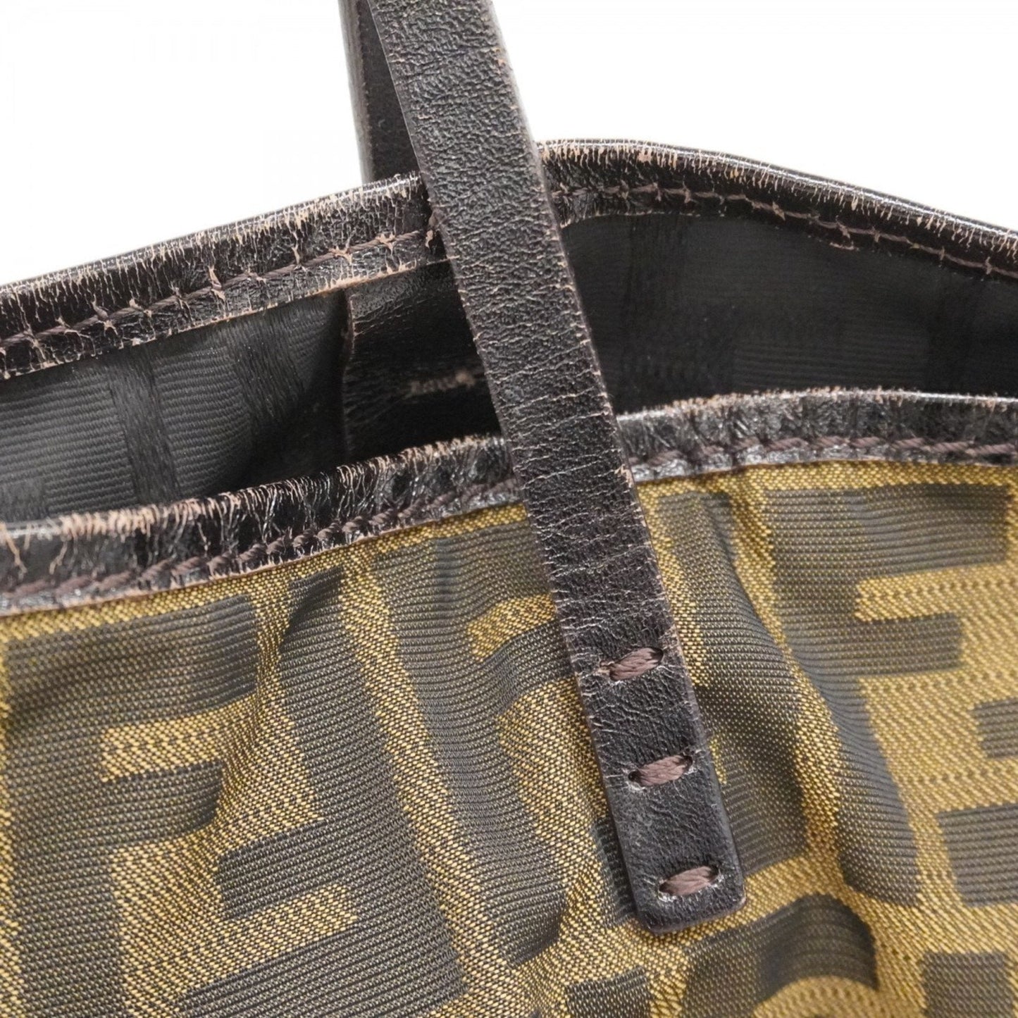 Fendi Brown Nylon Tote Bag (Pre-Owned)