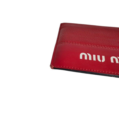 Miu Miu Red Color Wallet (Bi-Fold) (Pre-Owned)