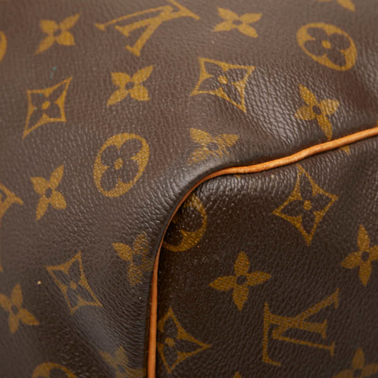 Louis Vuitton Brown Pvc Leather Boston Bag Shoulder Bag (Pre-Owned)