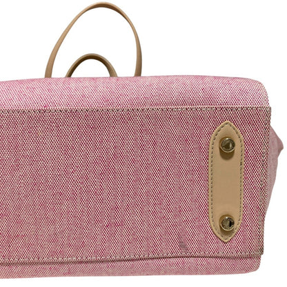 Giorgio Armani Pink Pink Beige Tote Bag (Pre-Owned)