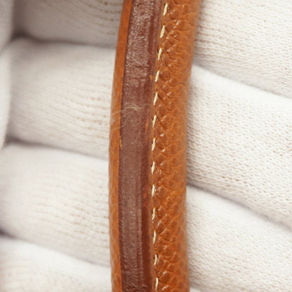 Hermes Gold Courchevel Leather Handbag (Pre-Owned)