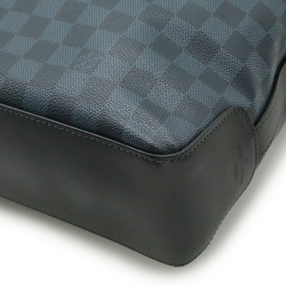 Louis Vuitton Damier Cobalt Navy Black Pvc Tote Bag (Pre-Owned)