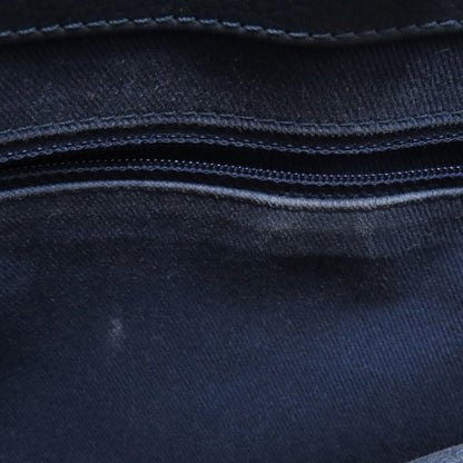 Chanel Navy Leather Tote Bag (Pre-Owned)