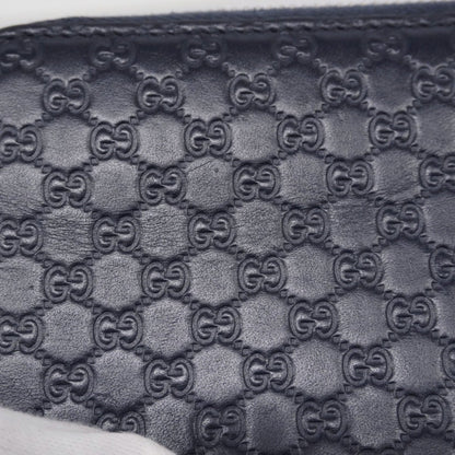 Gucci Navy Leather Long Wallet (Bi-Fold) (Pre-Owned)
