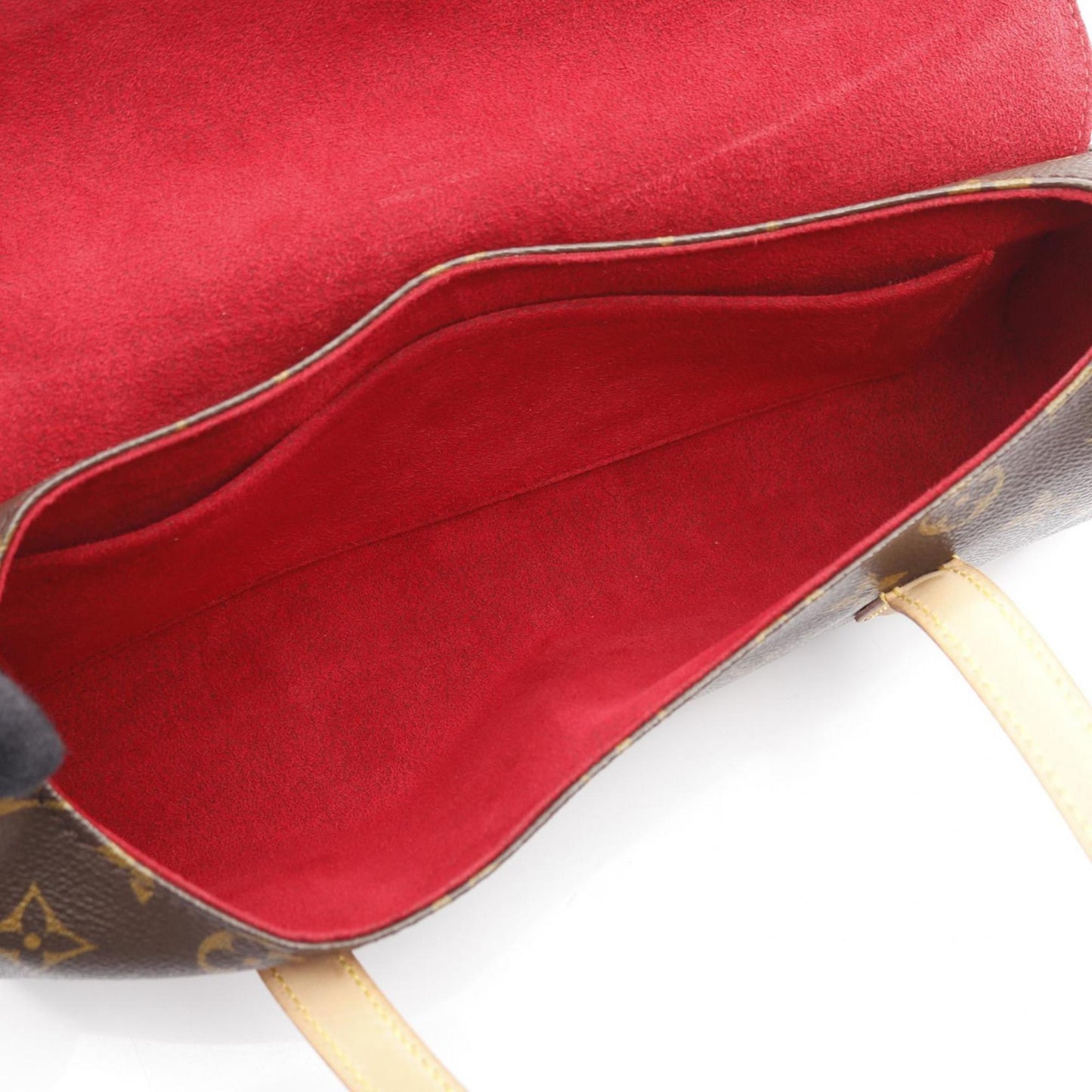 Louis Vuitton Brown Pvc Leather Handbag (Pre-Owned)