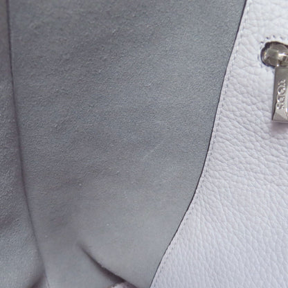 Tod's Gray Leather Tote Bag (Pre-Owned)