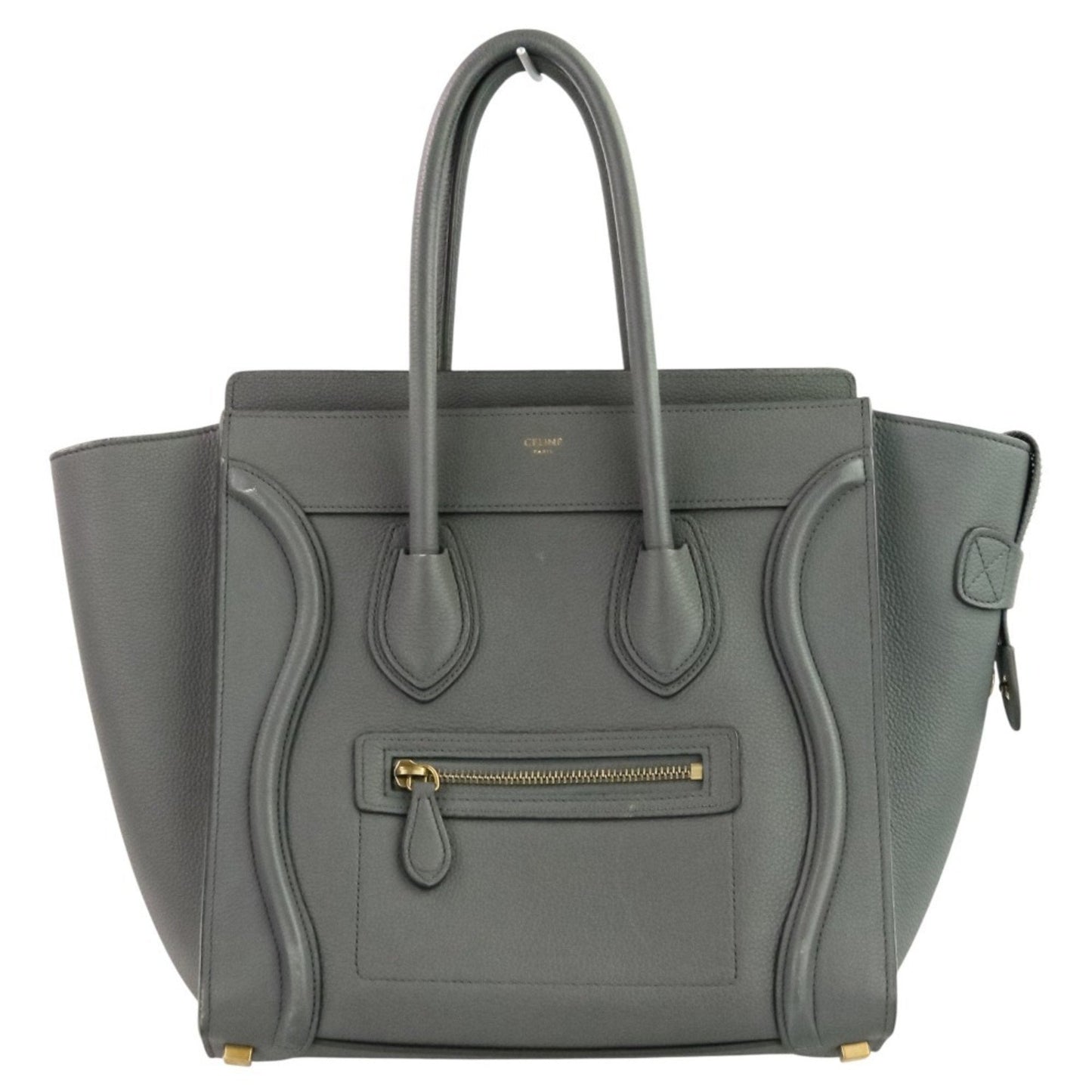 Celine Gray Leather Tote Bag (Pre-Owned)