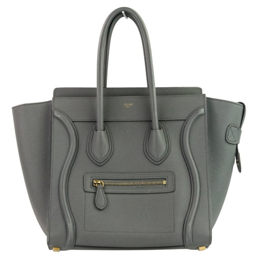 Celine Gray Leather Tote Bag (Pre-Owned)