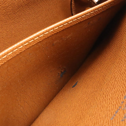 Louis Vuitton Brown Pvc Clutch Bag Handbag (Pre-Owned)