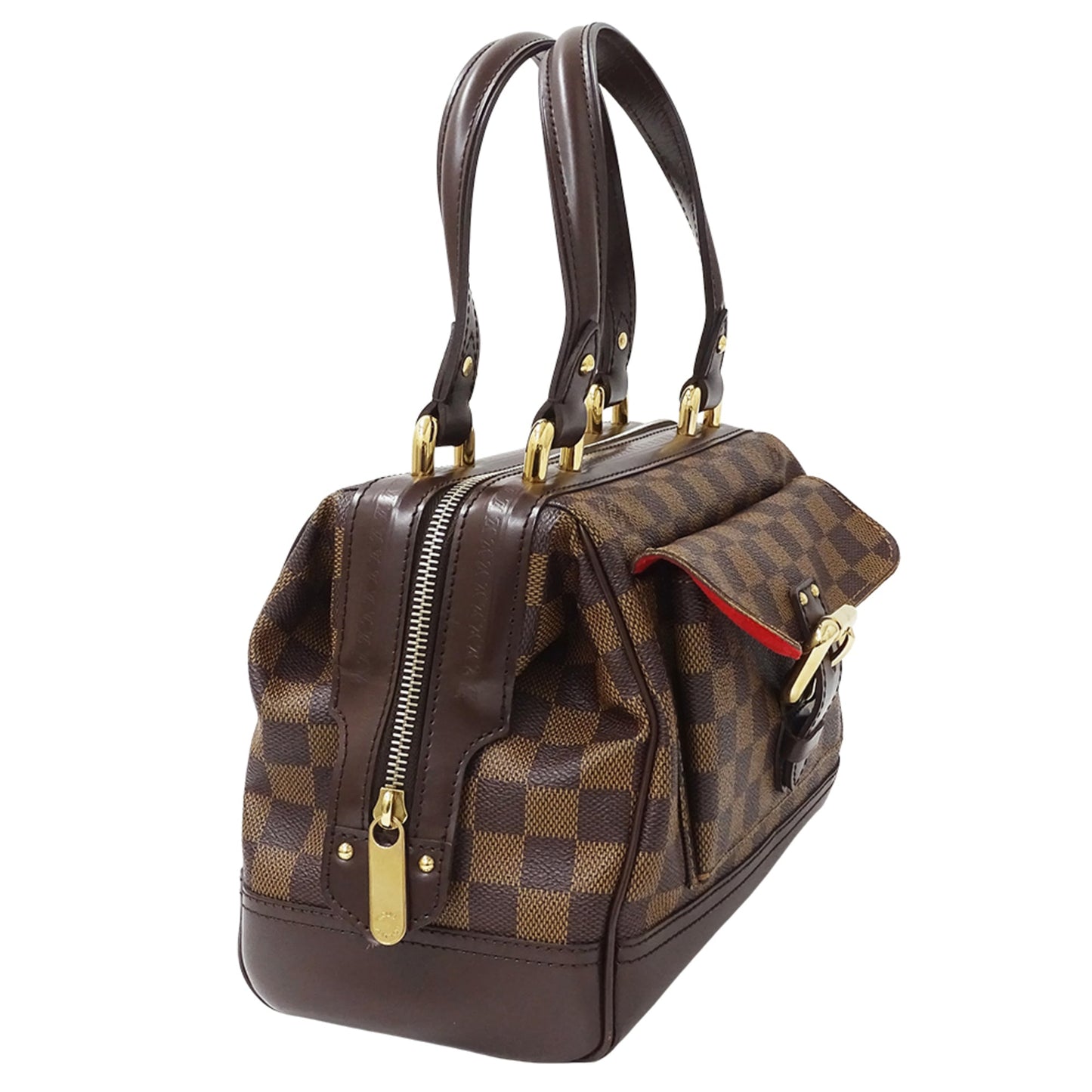 Louis Vuitton Brown Damier Canvas Damier Canvas Handbag Tote Bag (Pre-Owned)
