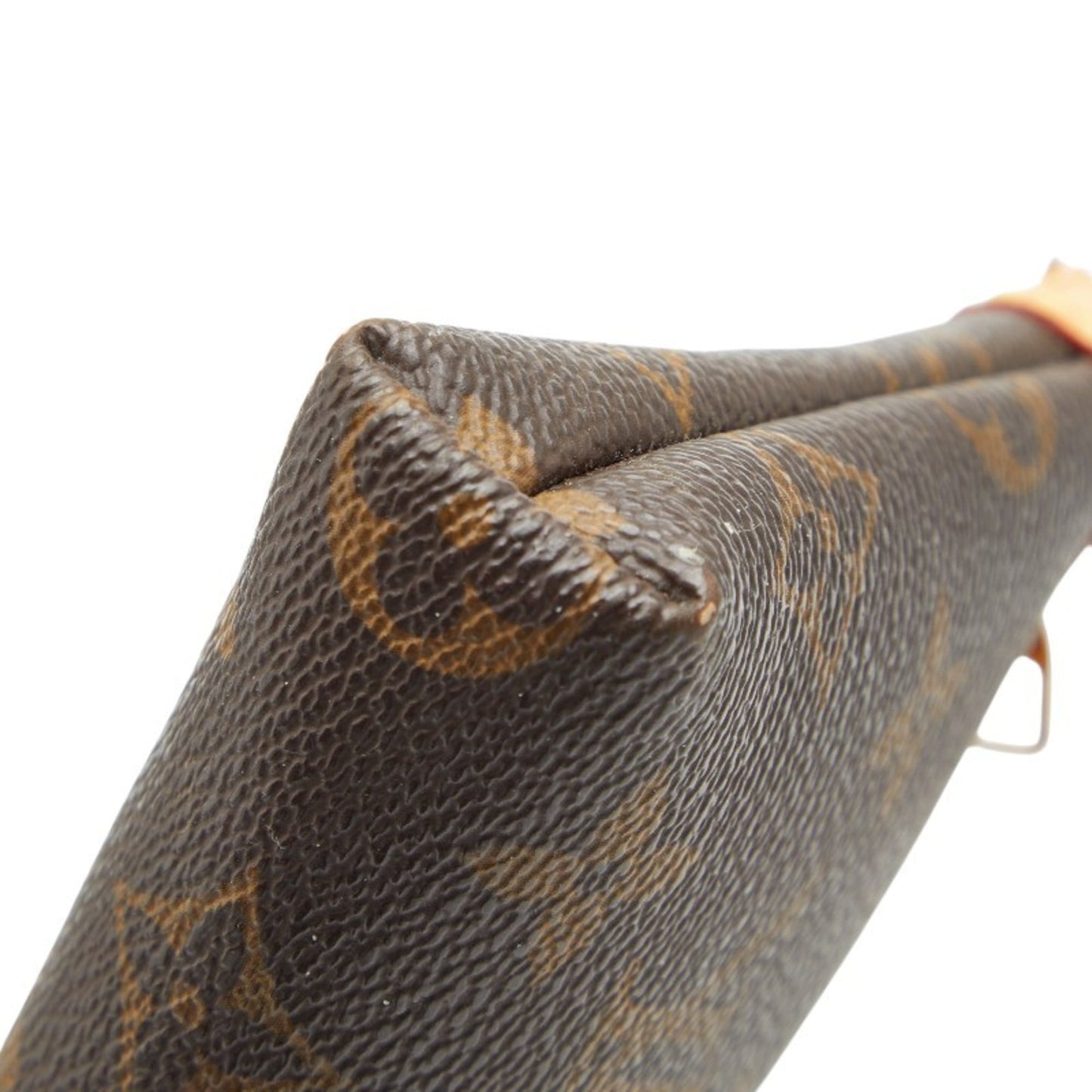 Louis Vuitton Brown Pvc Leather Pochette Pouch (Pre-Owned)