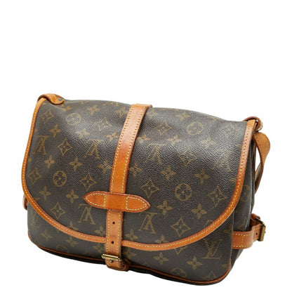 Louis Vuitton Brown Pvc Leather Shoulder Bag (Pre-Owned)