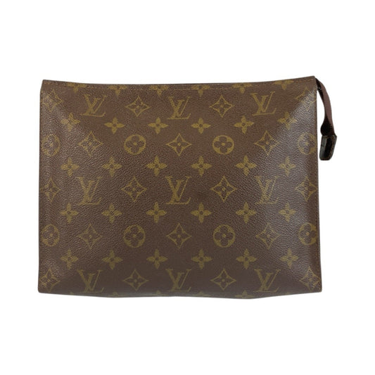Louis Vuitton Brown Pvc Clutch Bag Pouch (Pre-Owned)