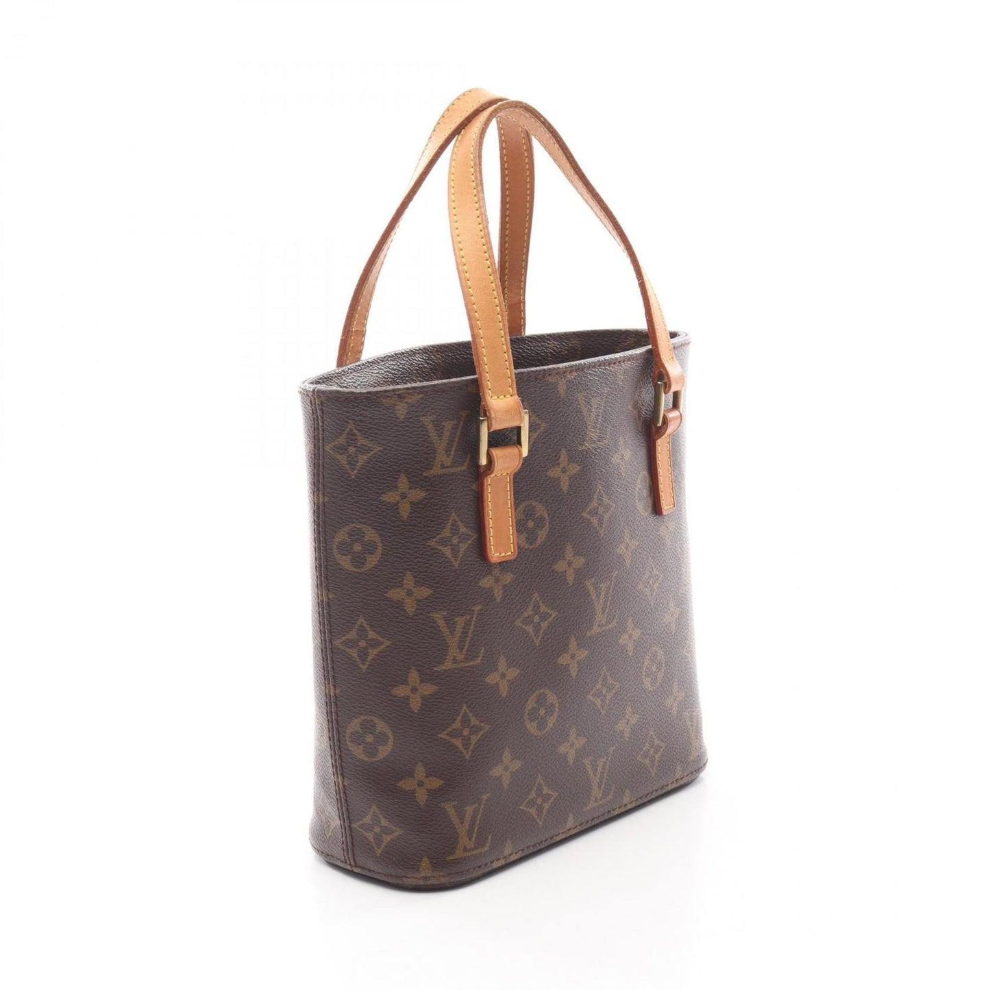 Louis Vuitton Brown Pvc Leather Handbag (Pre-Owned)