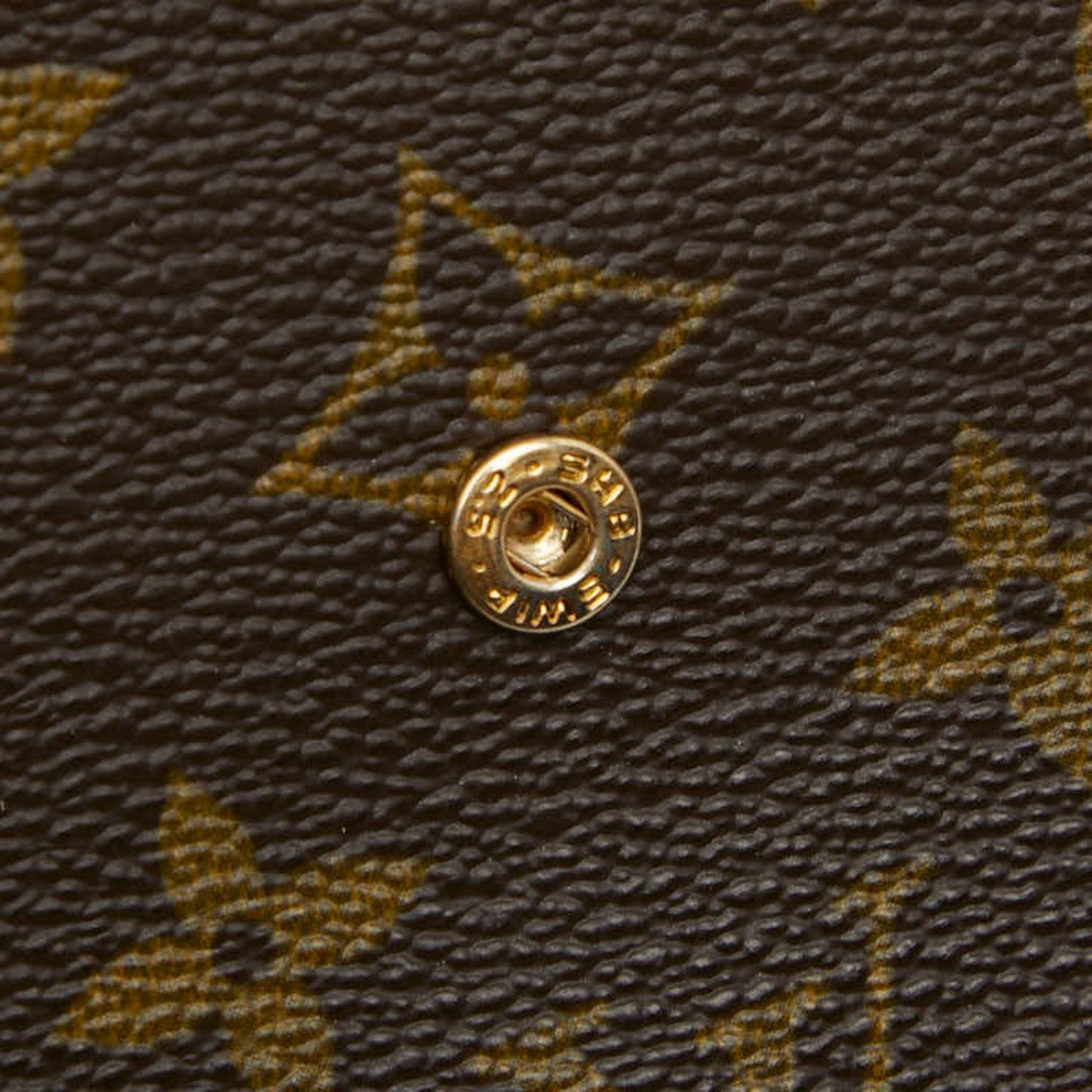 Louis Vuitton Brown Pvc Leather Pochette (Pre-Owned)