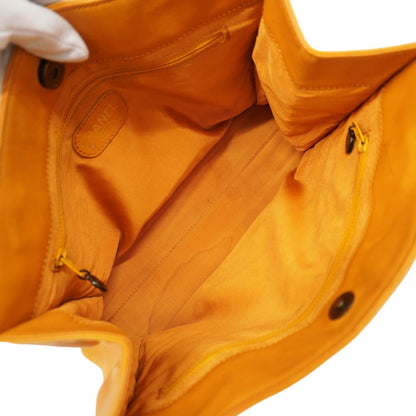 Chanel Orange Leather Tote Bag (Pre-Owned)