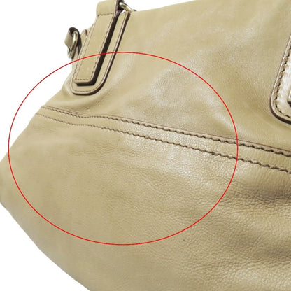 Givenchy Beige Handbag Shoulder Bag (Pre-Owned)