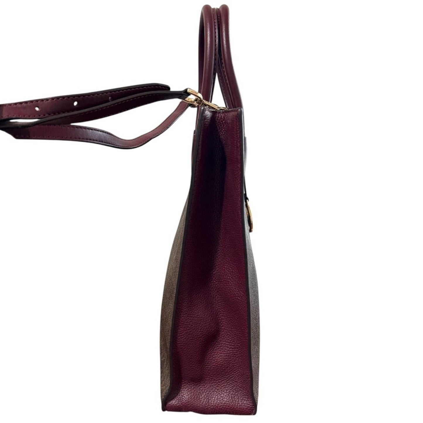 Michael Kors Bordeaux Brown Shoulder Bag Tote Bag (Pre-Owned)