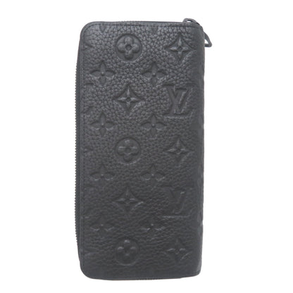 Louis Vuitton Black Leather Long Wallet (Bi-Fold) (Pre-Owned)