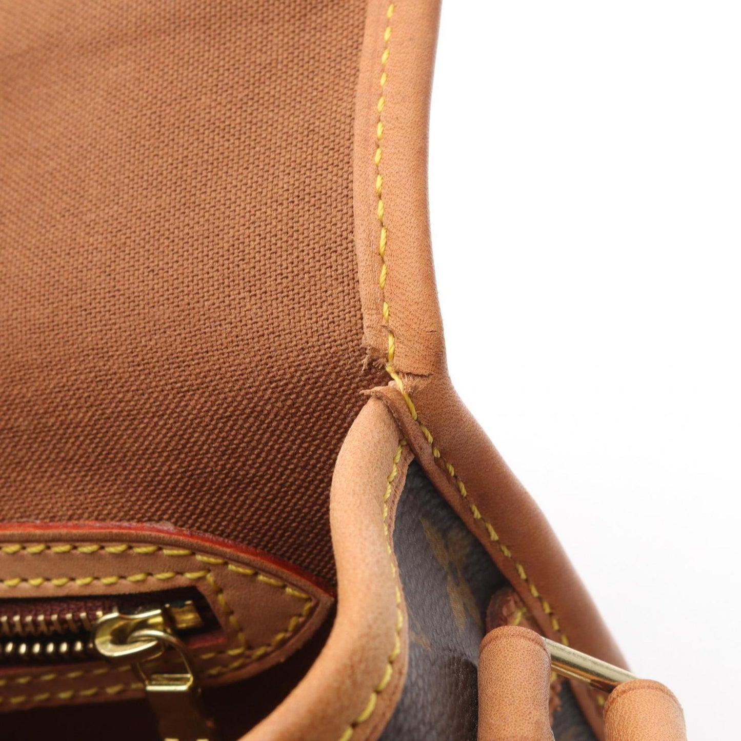 Louis Vuitton Brown Pvc Leather Shoulder Bag (Pre-Owned)