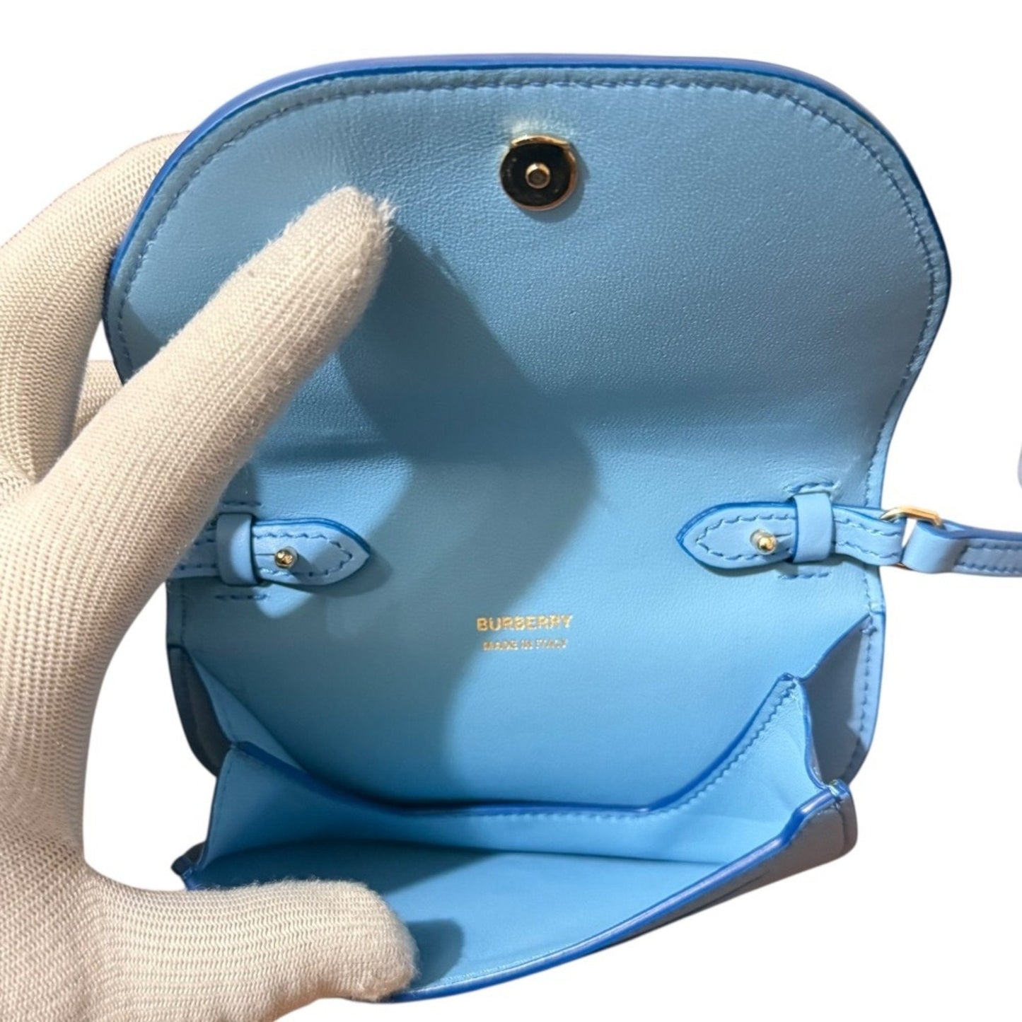 Burberry Blue Shoulder Bag (Pre-Owned)