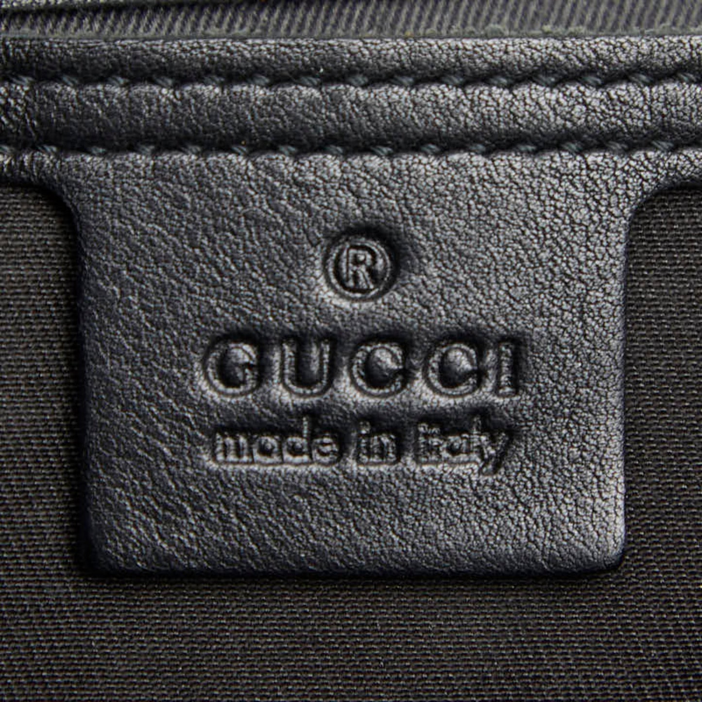 Gucci Black Gray Pvc Leather Tote Bag (Pre-Owned)