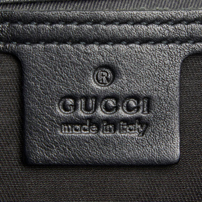 Gucci Black Gray Pvc Leather Tote Bag (Pre-Owned)