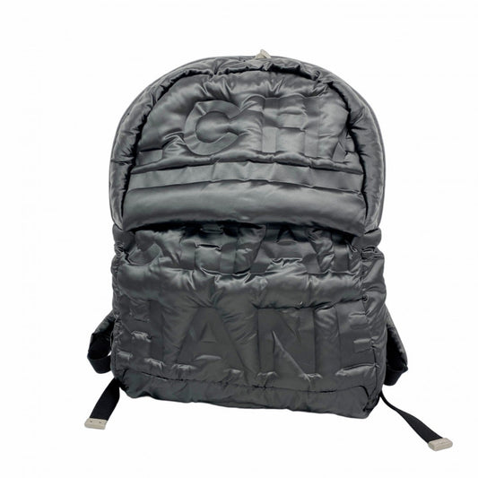 Chanel Black Nylon Backpack (Pre-Owned)