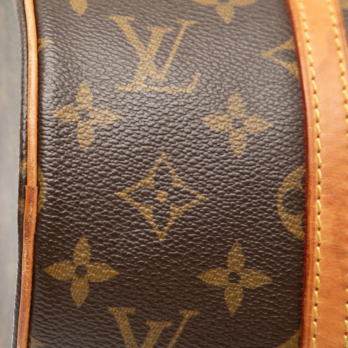 Louis Vuitton Brown Pvc Leather Handbag (Pre-Owned)