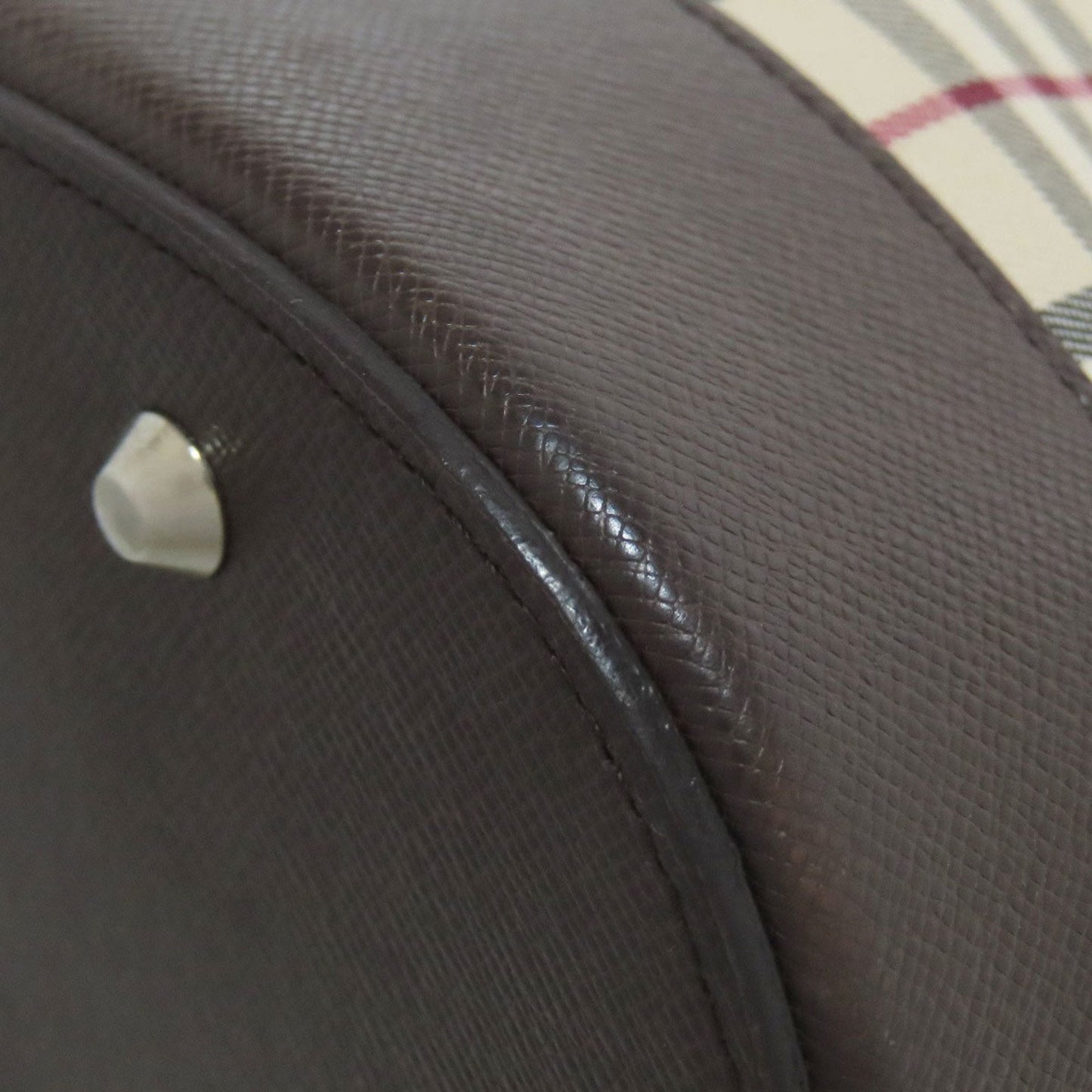 Burberry Brown Canvas Tote Bag (Pre-Owned)